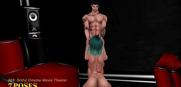 Imvu Black Market Room 069 Sinful Cinema Movie Theater